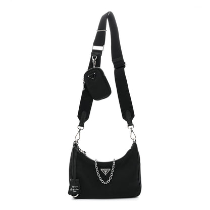 Prada Re-Nylon Saffiano Re-Edition 2005 Shoulder Bag Black 1 of 13