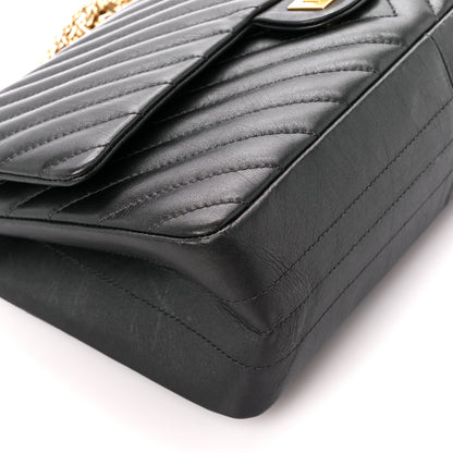 Chanel Aged Calfskin Chevron Quilted 2.55 Reissue 226 Flap Black 10 of 11