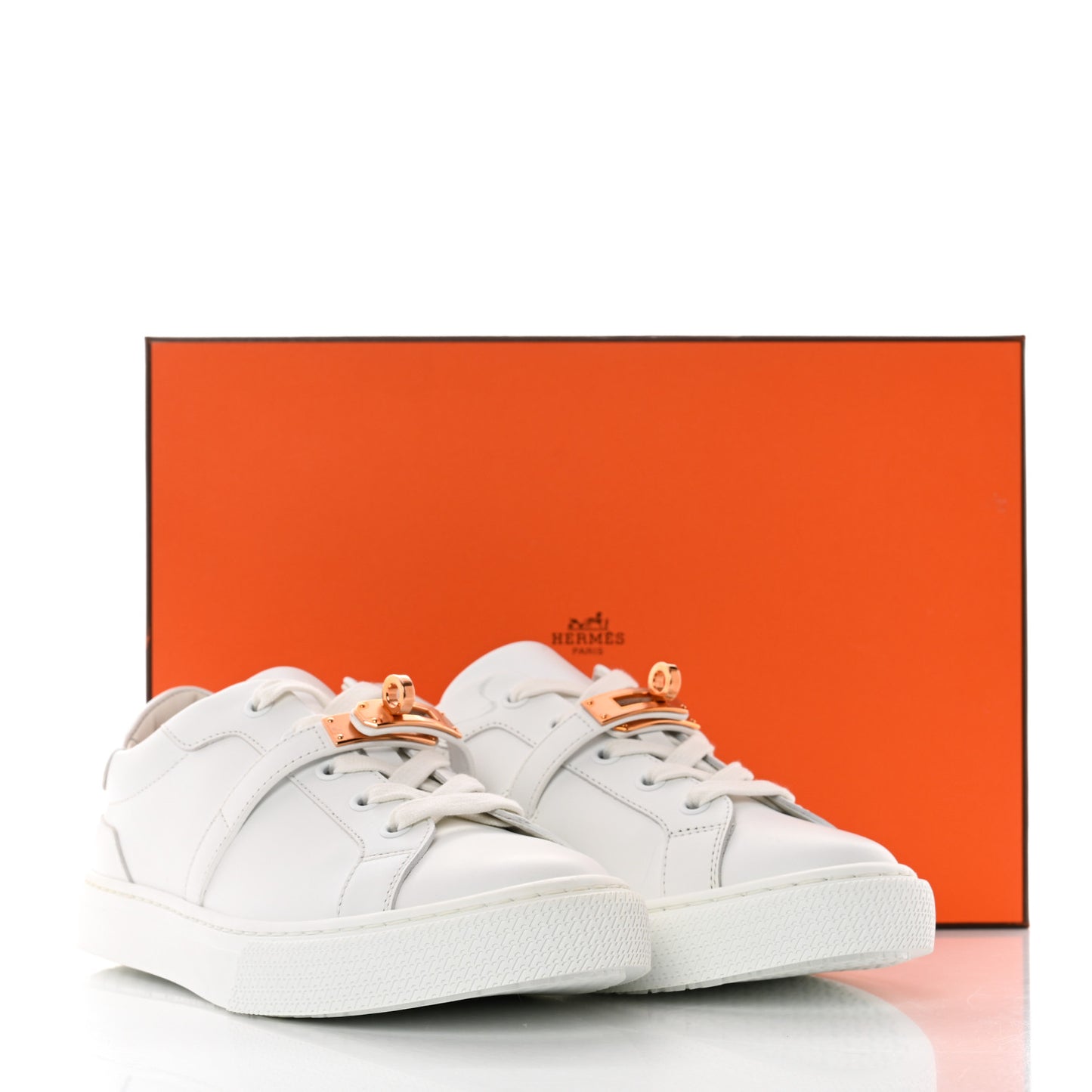 Calfskin Day Sneakers 36 White