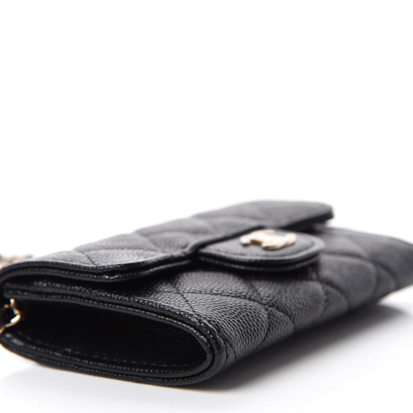 Caviar Quilted Belt Bag Black