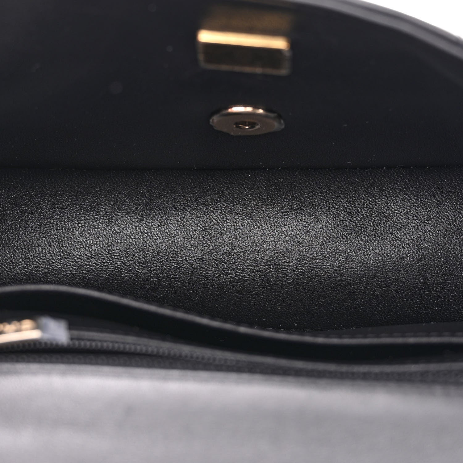 Chanel Lambskin Quilted Mini Rectangular Flap Black 5 of 13