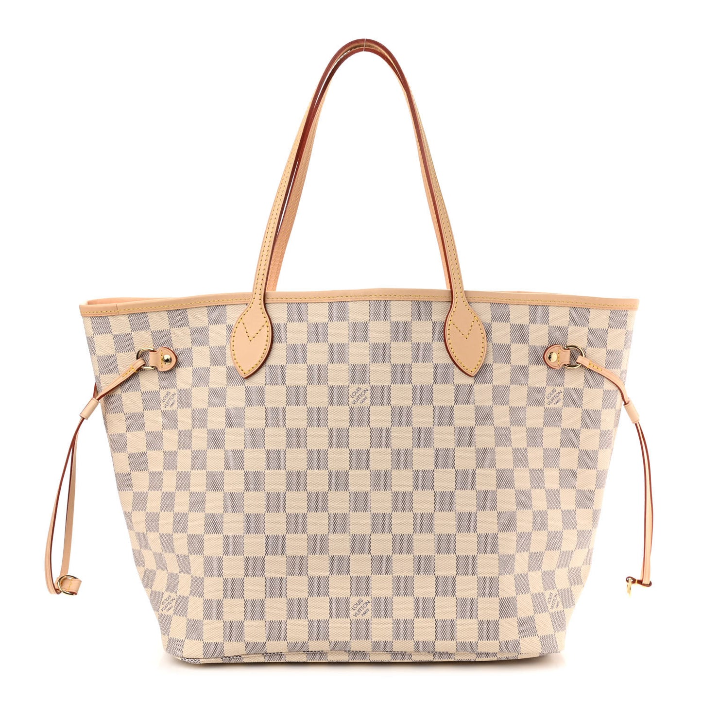 Damier Azur Neo Neverfull MM Rose Ballerine