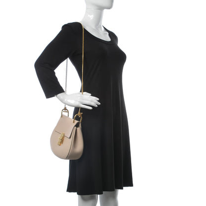 Chloe Grained Lambskin Drew Shoulder Bag Abstract White 2 of 7
