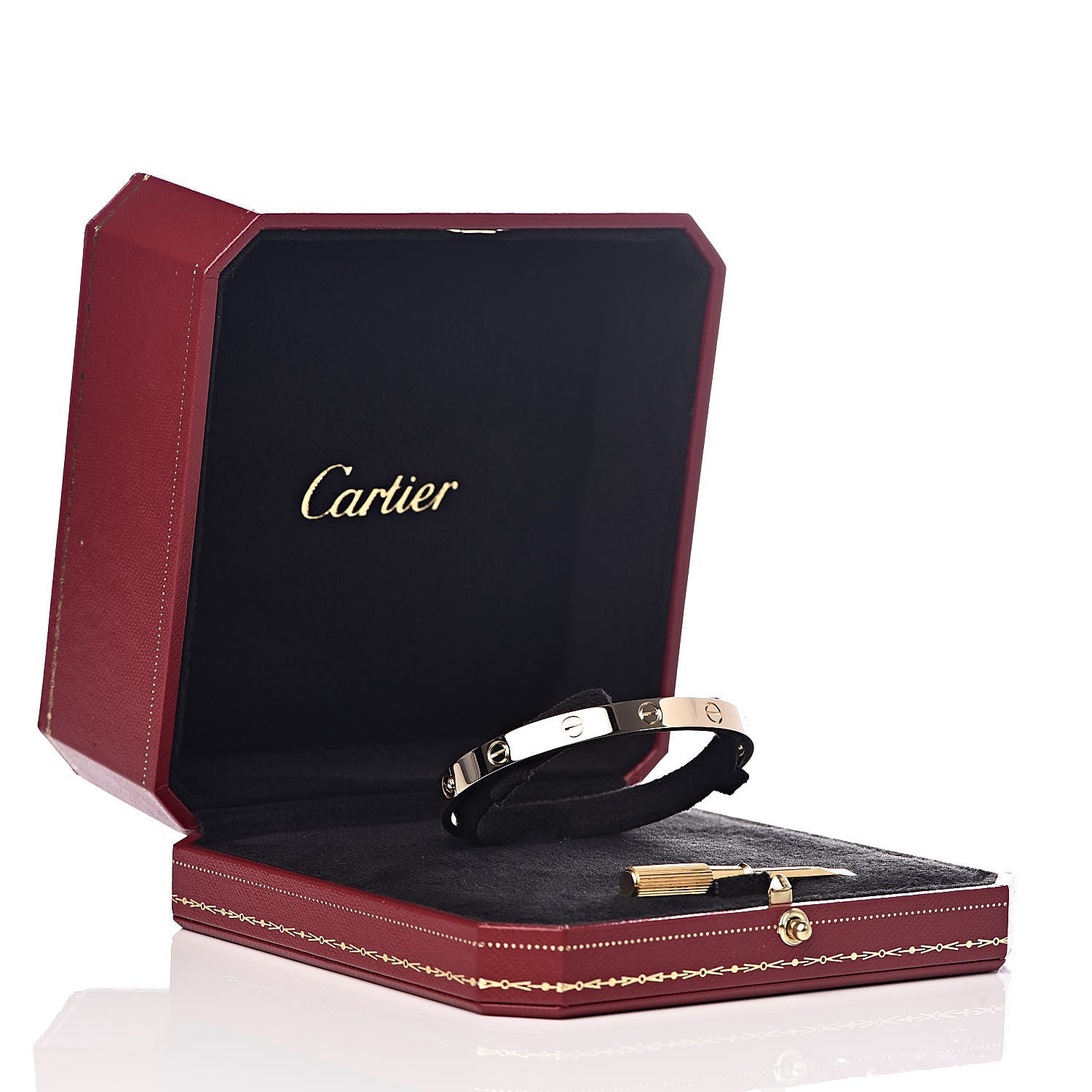 Cartier 18K Yellow Gold LOVE Bracelet 17 5 of 5