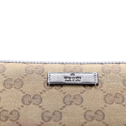 Gucci Monogram Horsebit Zip Around Wallet Dark Brown 5 of 6