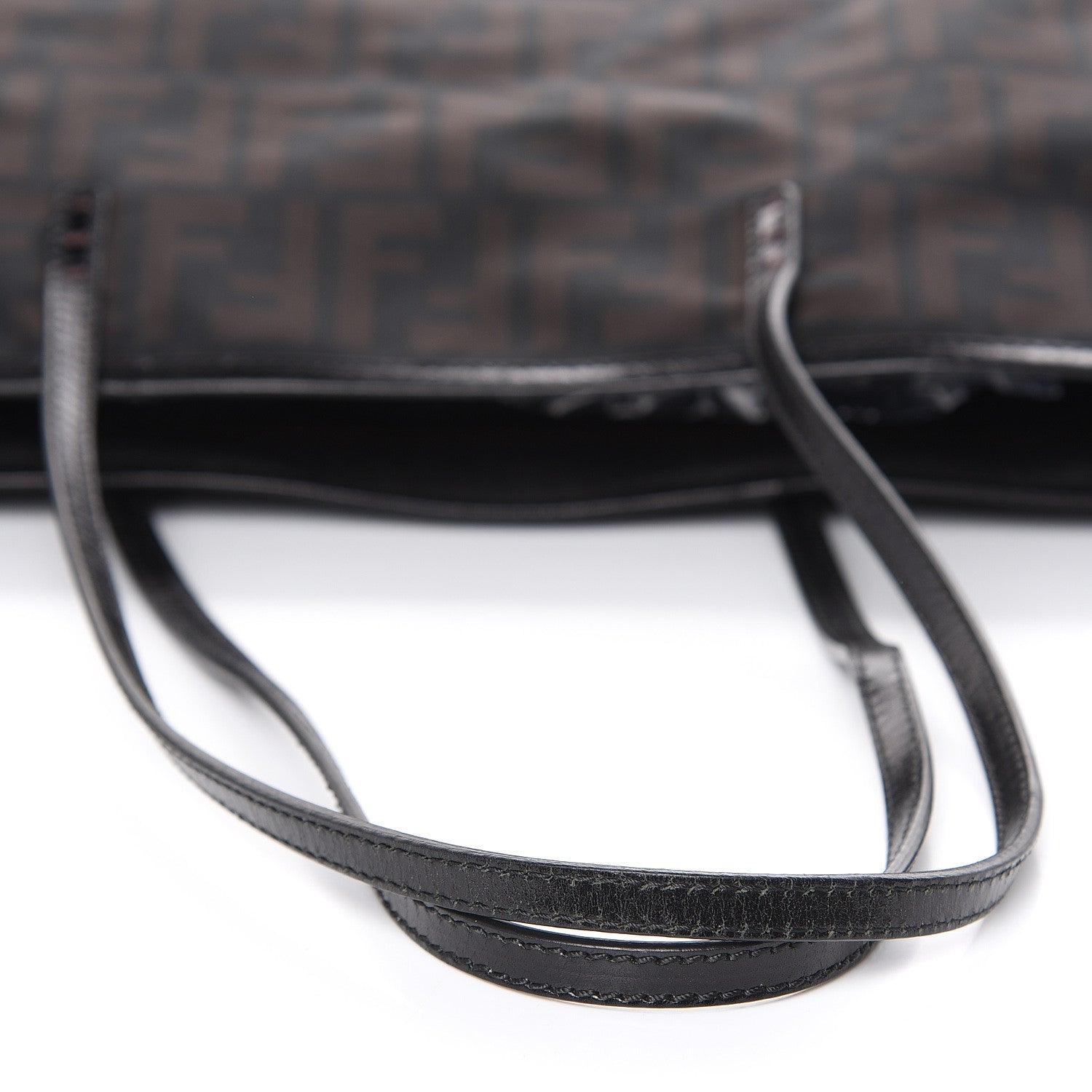 Fendi Nylon Zucca Medium Roll Tote Tobacco 11 of 11