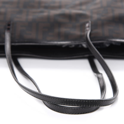 Fendi Nylon Zucca Medium Roll Tote Tobacco 11 of 11