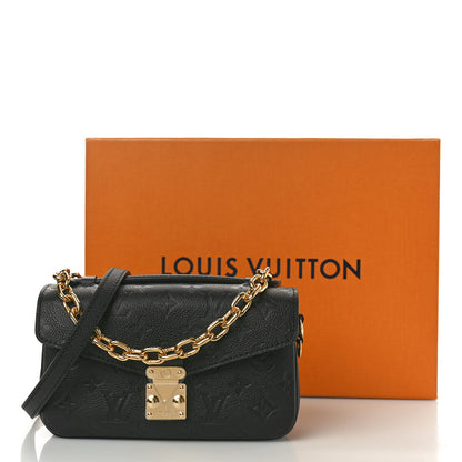 Louis Vuitton Empreinte Pochette Metis East West Black 11 of 11