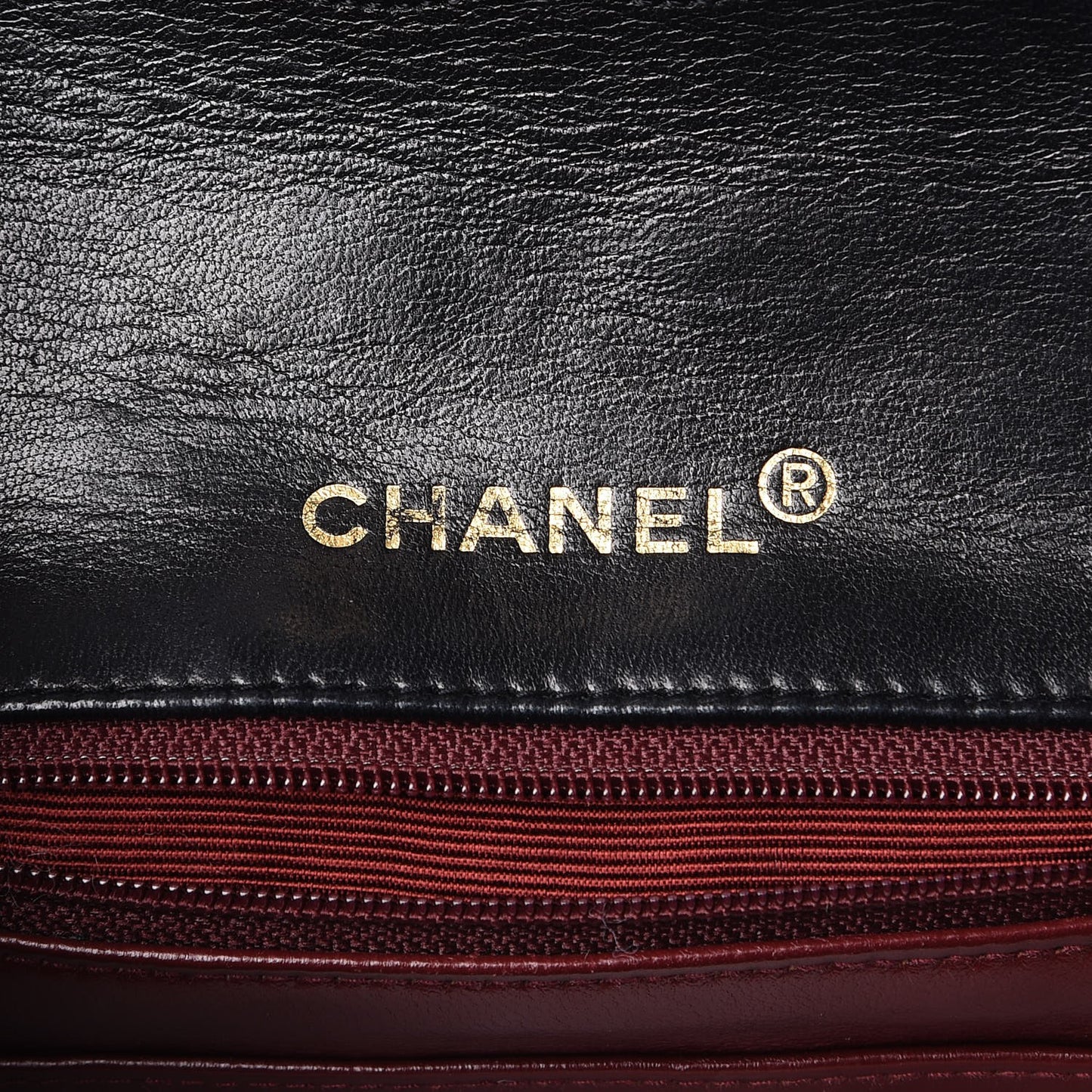 Lambskin Quilted Mini Square Flap Black