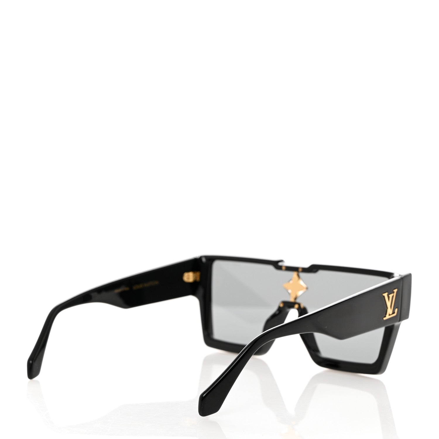 Louis Vuitton Acetate Swarovski Crystal Cyclone Sunglasses Z1578W Black 4 of 8