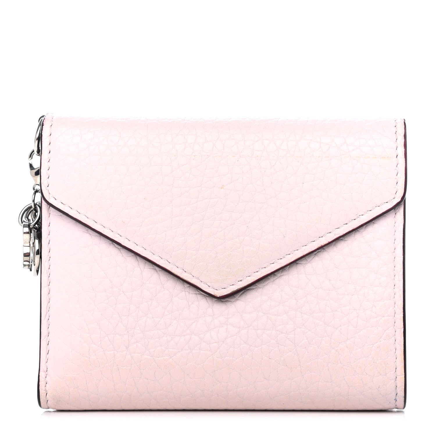 Christian Dior Bullcalf Diorissimo Medium Envelope Wallet Rose Poudre 1 of 4