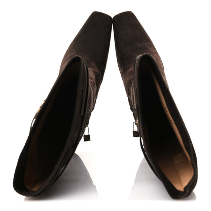 Louis Vuitton Suede High Boots 40 Brown 2 of 12