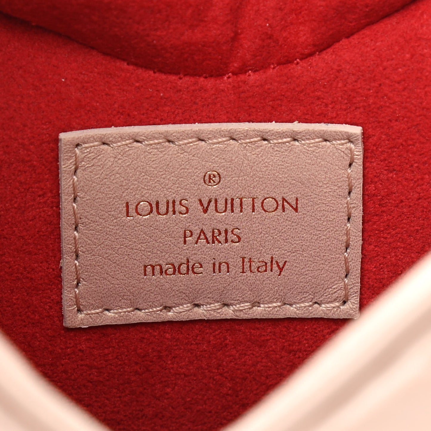 Lambskin Embossed Monogram Fall In Love Sac Coeur Light Pink