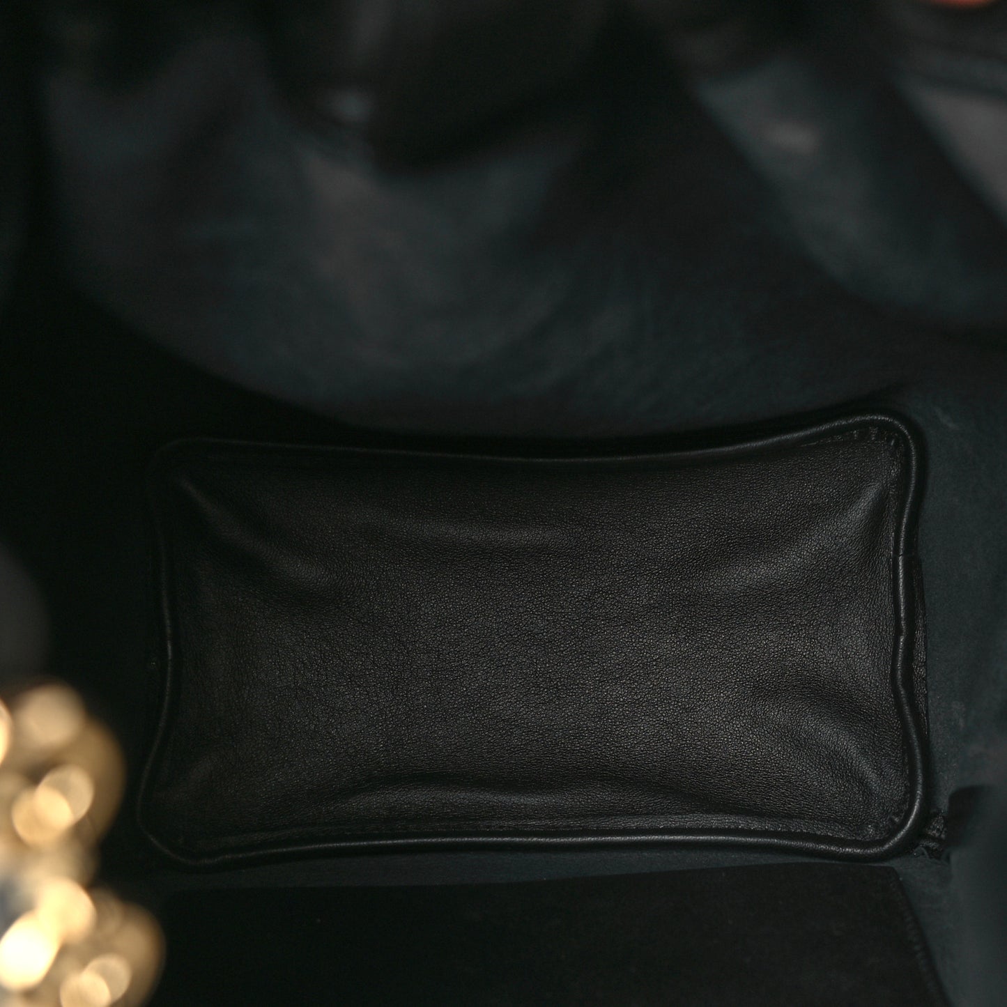 Nappa Small Squeeze Bag Black