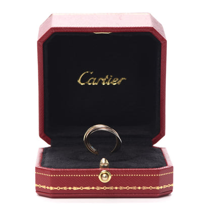 Cartier 18K Pink Yellow White Gold Extra Small Trinity Ring 51 5.75 5 of 5
