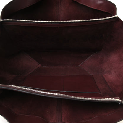Celine Supple Natural Calfskin Medium Tri-Fold Bag Burgundy 4 of 4