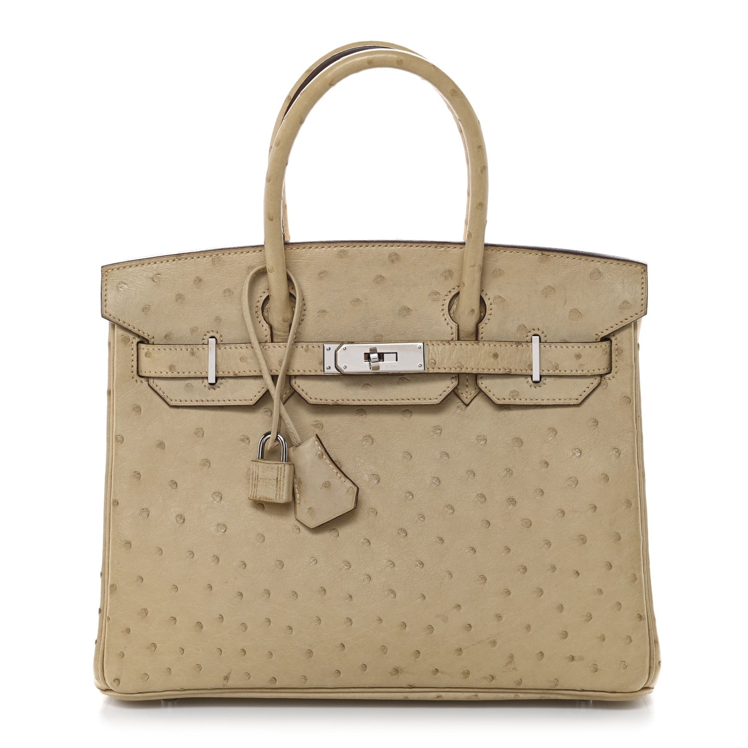 Hermes Ostrich Birkin 30 Parchemin 1 of 10