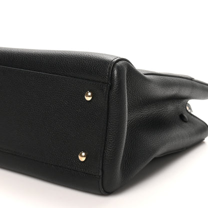Chanel Grained Calfskin Small Neo Executive Shopper Tote Black 10 of 10