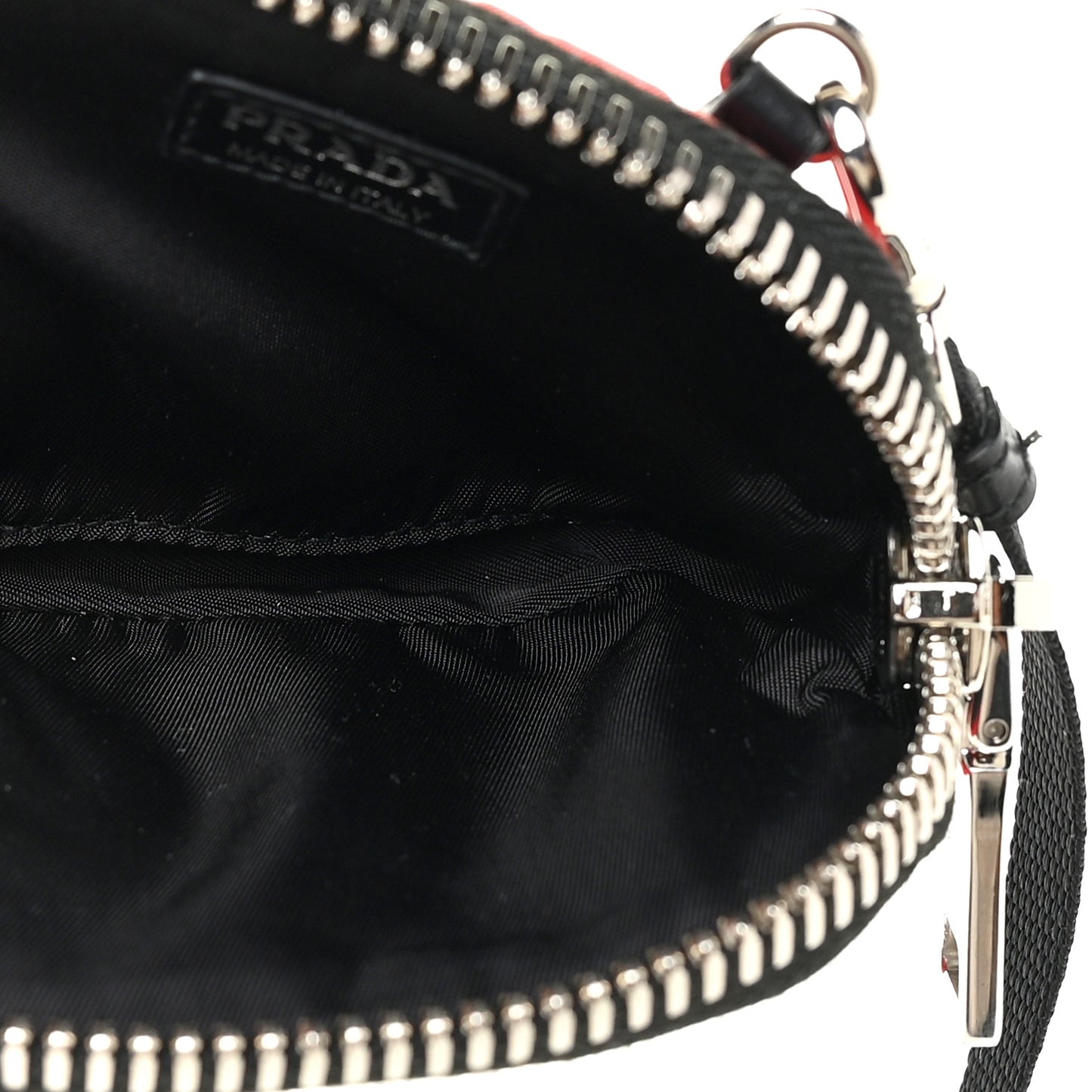 Trick Tessuto Nylon Cargo Pouch Rosso Black