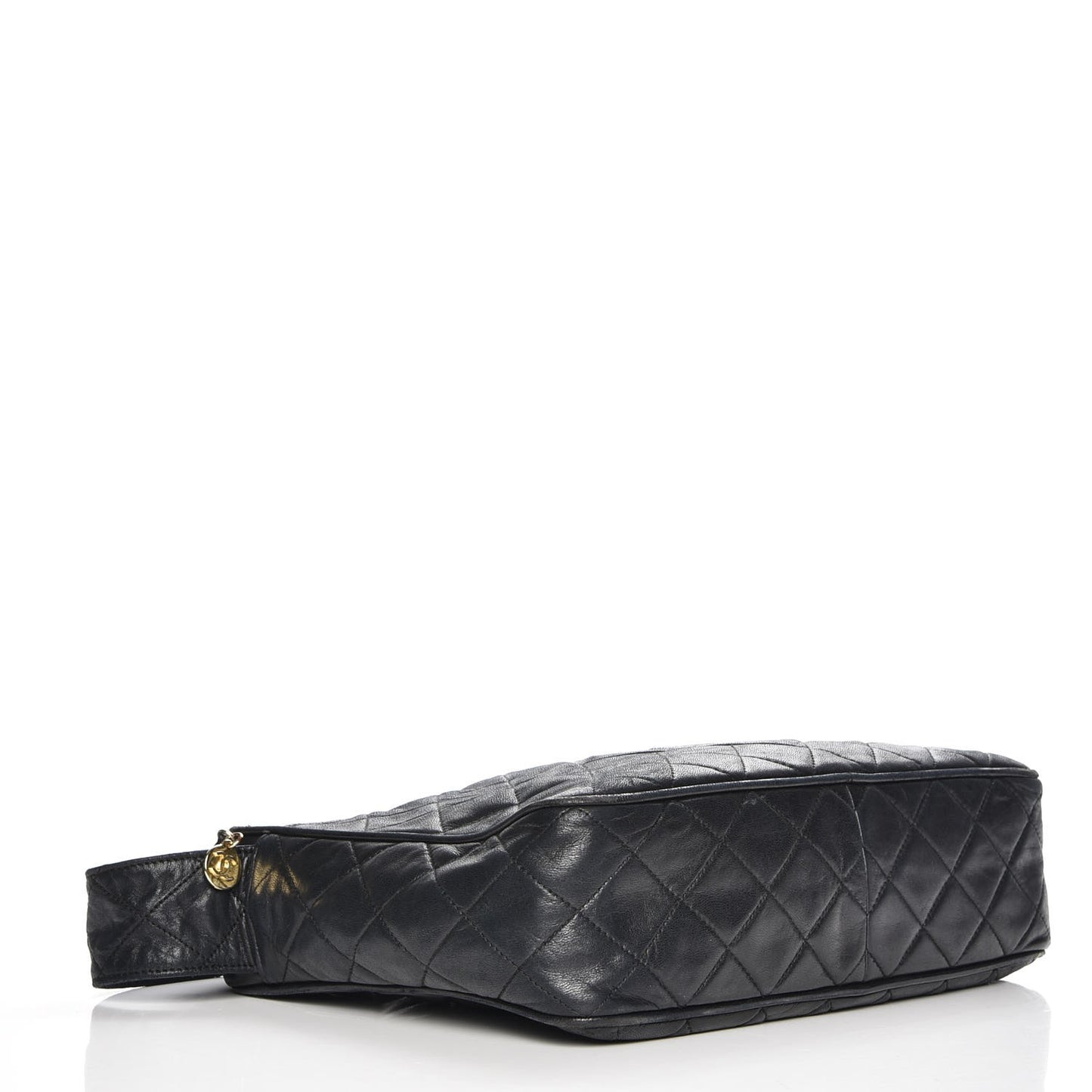Lambskin Quilted CC Camera Case Black