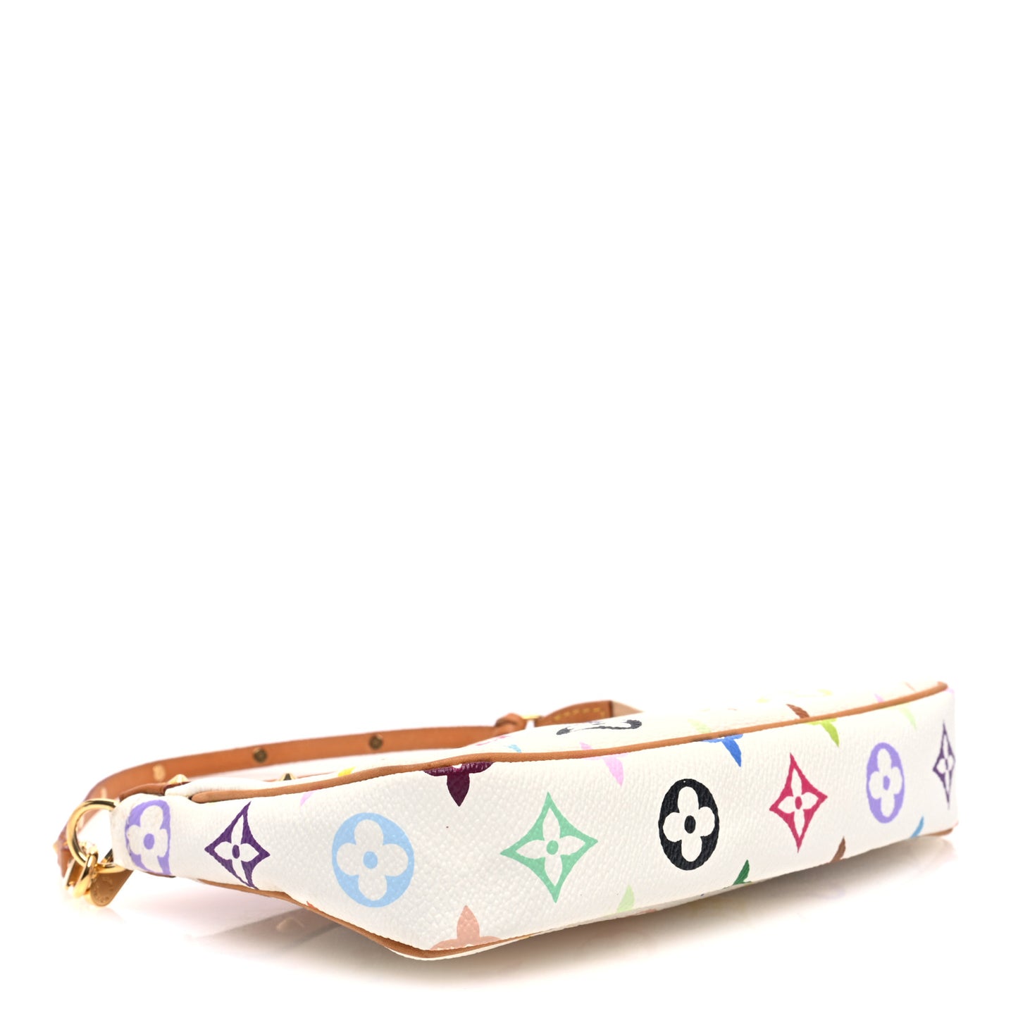 Monogram Multicolor Pochette Accessories White