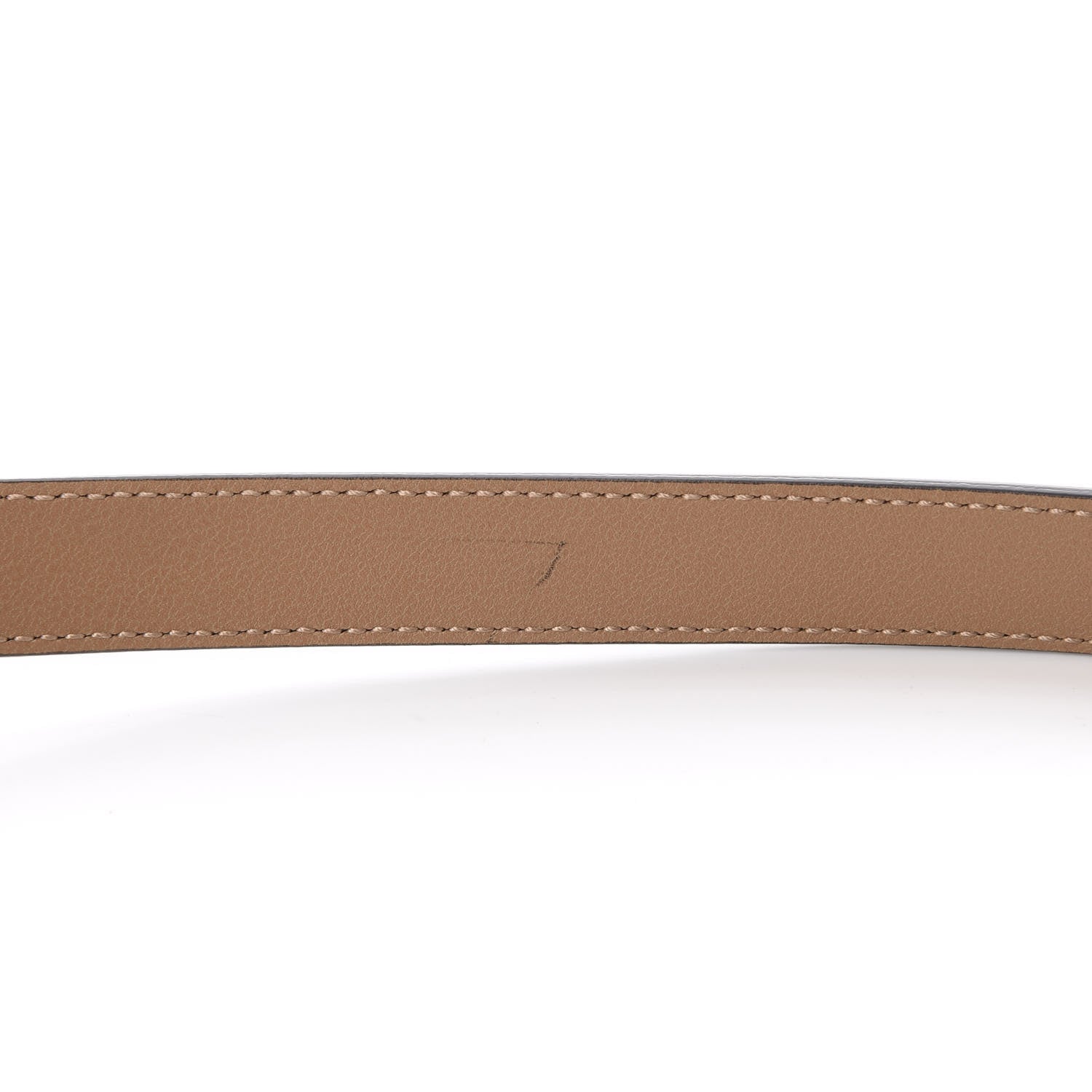 Gucci Moon Calfskin Double G 20mm Belt 75 30 Natural Tan 6 of 6