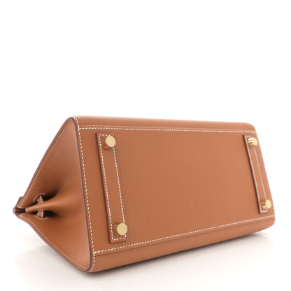 Hermes Epsom Birkin Sellier 25 Gold 4 of 11
