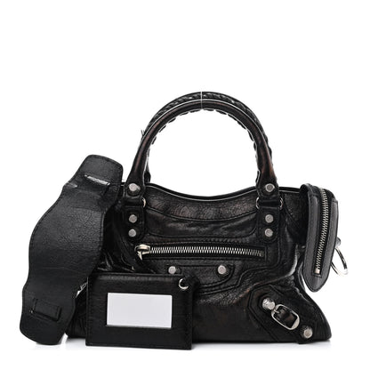 Balenciaga Agneau Giant 12 Silver Hardware Mini City Black 1 of 12
