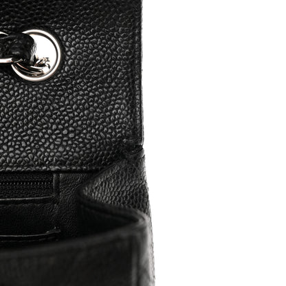 Chanel Caviar Quilted Jumbo Single Flap Black 14 of 17