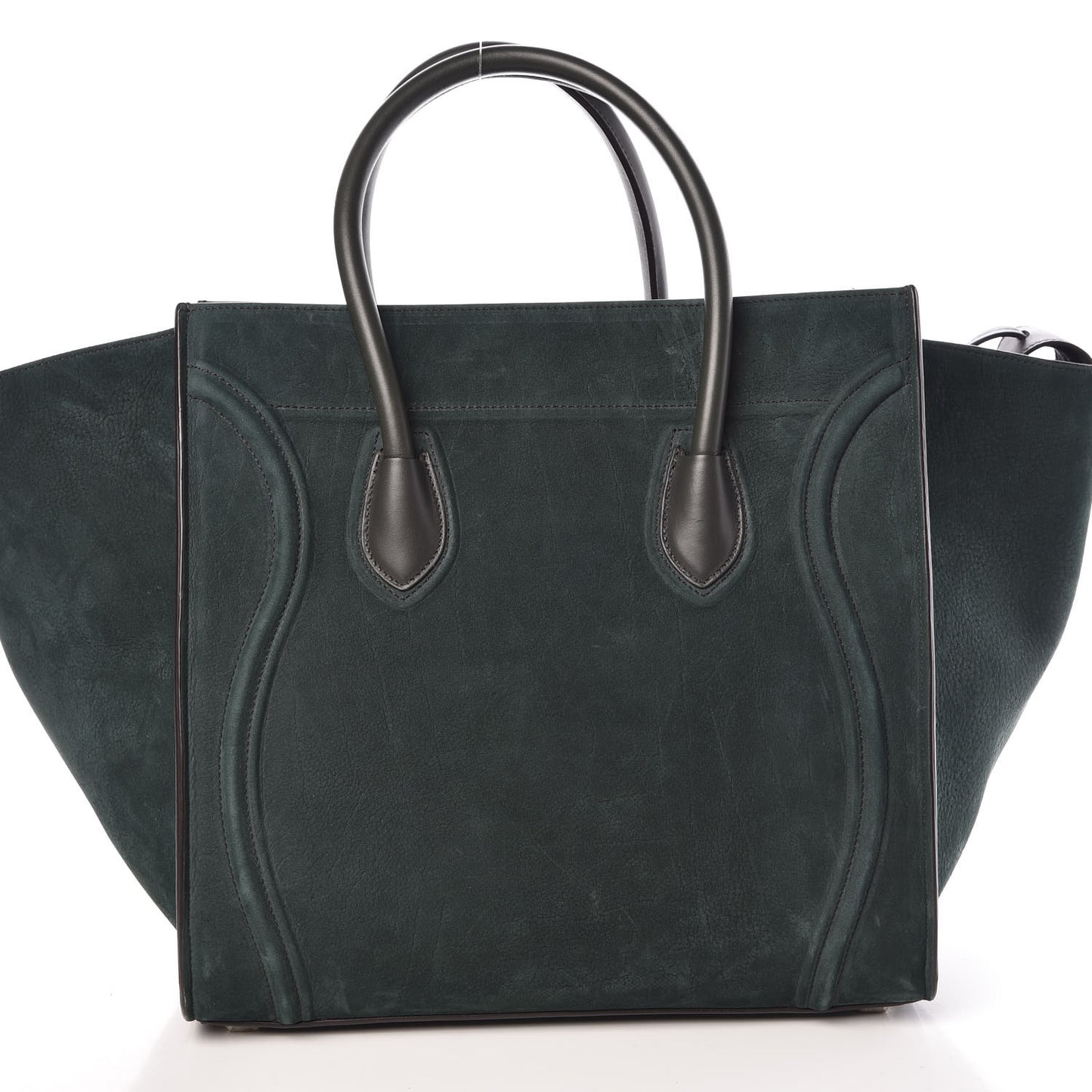 Nubuck Medium Phantom Luggage Bottle Green