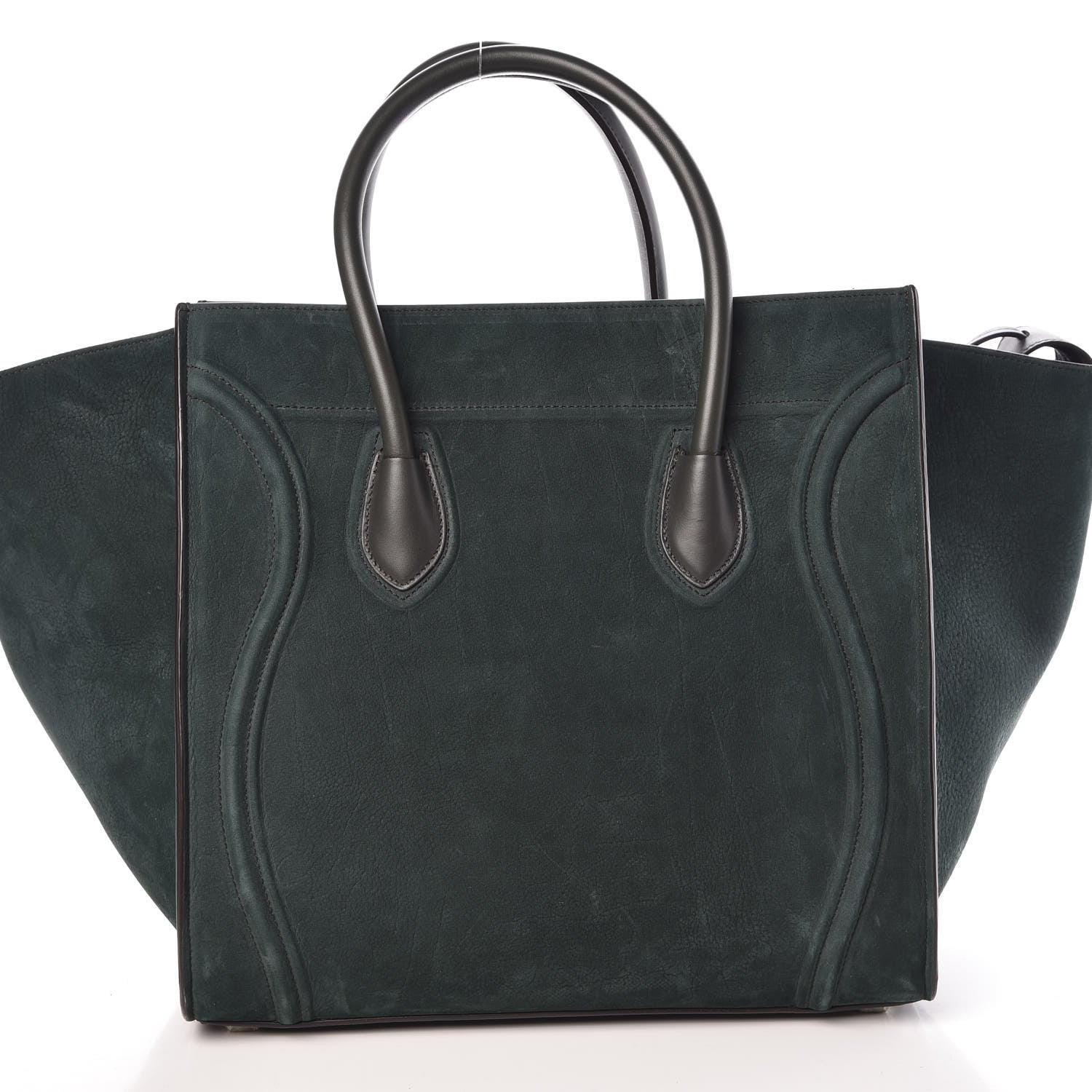 Celine Nubuck Medium Phantom Luggage Bottle Green 11 of 13