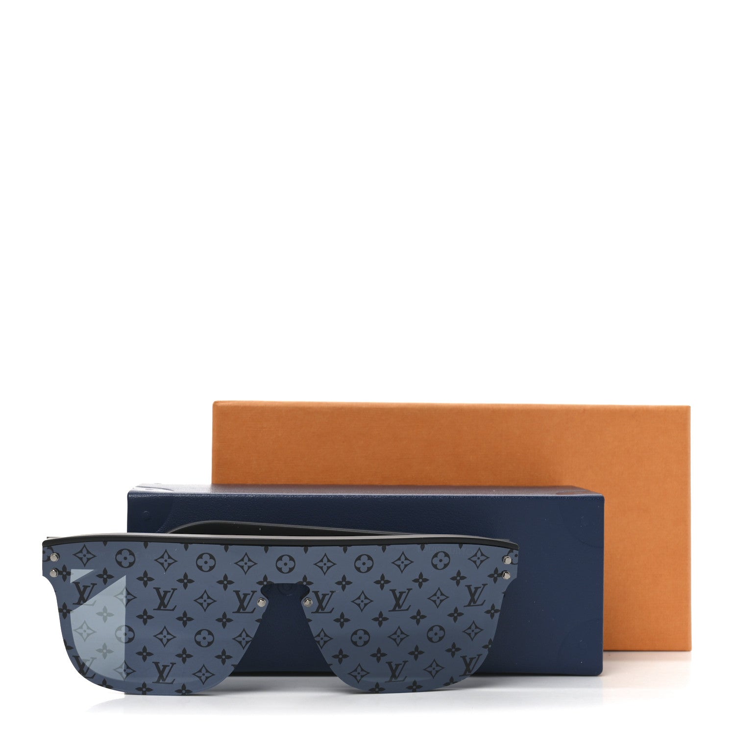 Louis Vuitton Acetate LV Waimea Square Sunglasses Z1082W Black 7 of 7