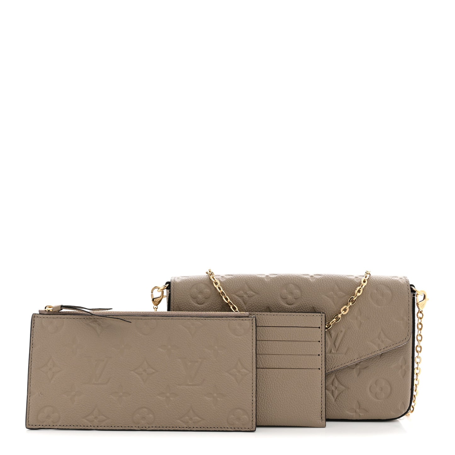 Empreinte Pochette Felicie Chain Wallet Tourterelle
