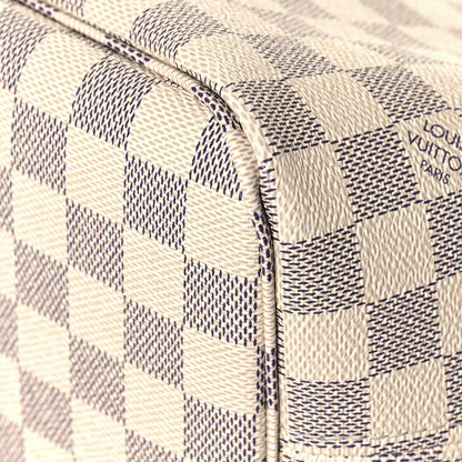 Louis Vuitton Damier Azur Braided Neverfull MM Pink 12 of 13