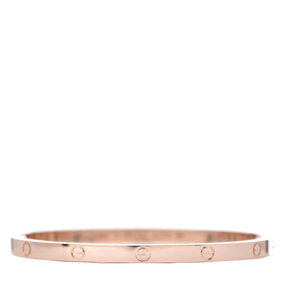 Cartier 18K Pink Gold Small LOVE Bracelet 15 3 of 6