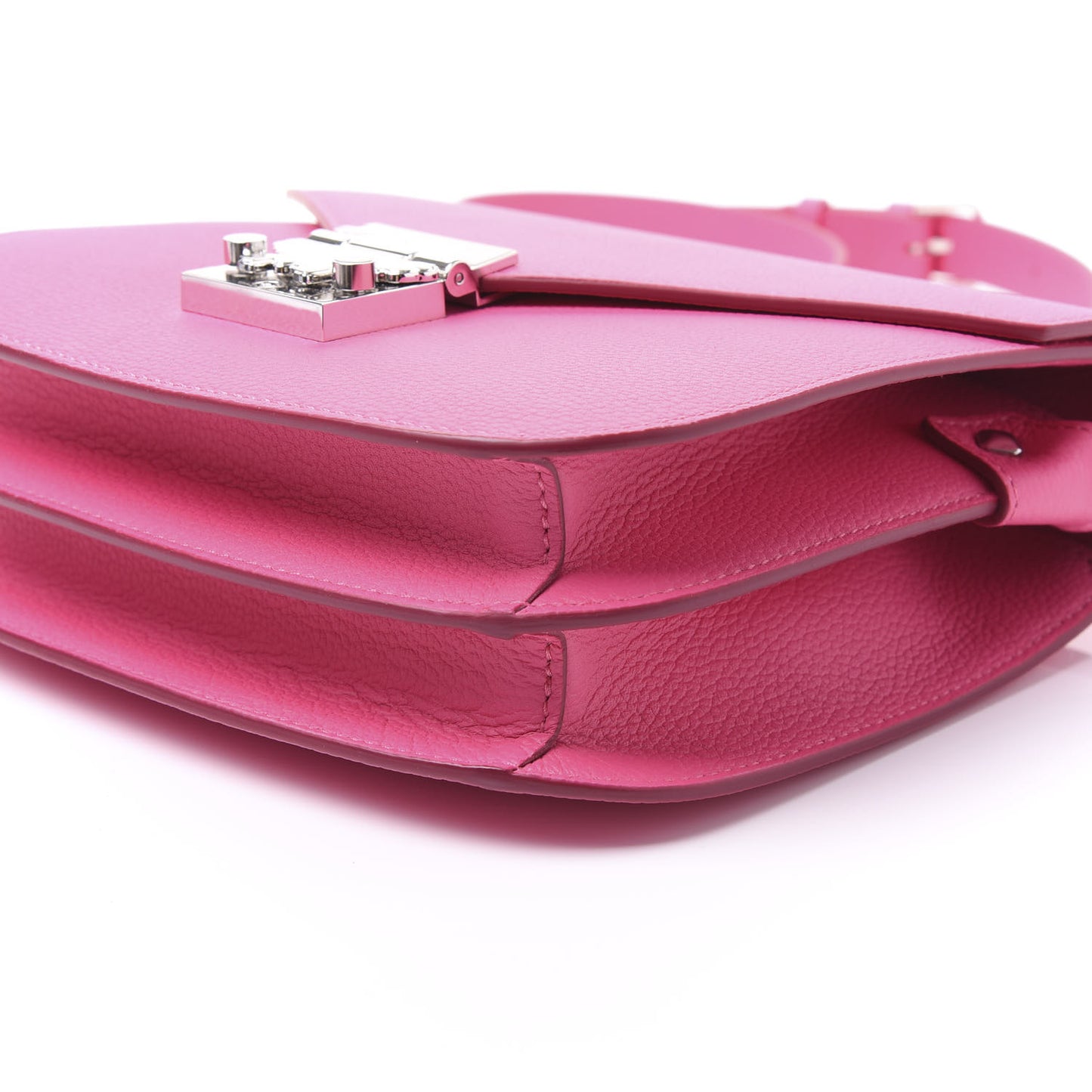Calfskin Patricia Small Crossbody Bag Pink