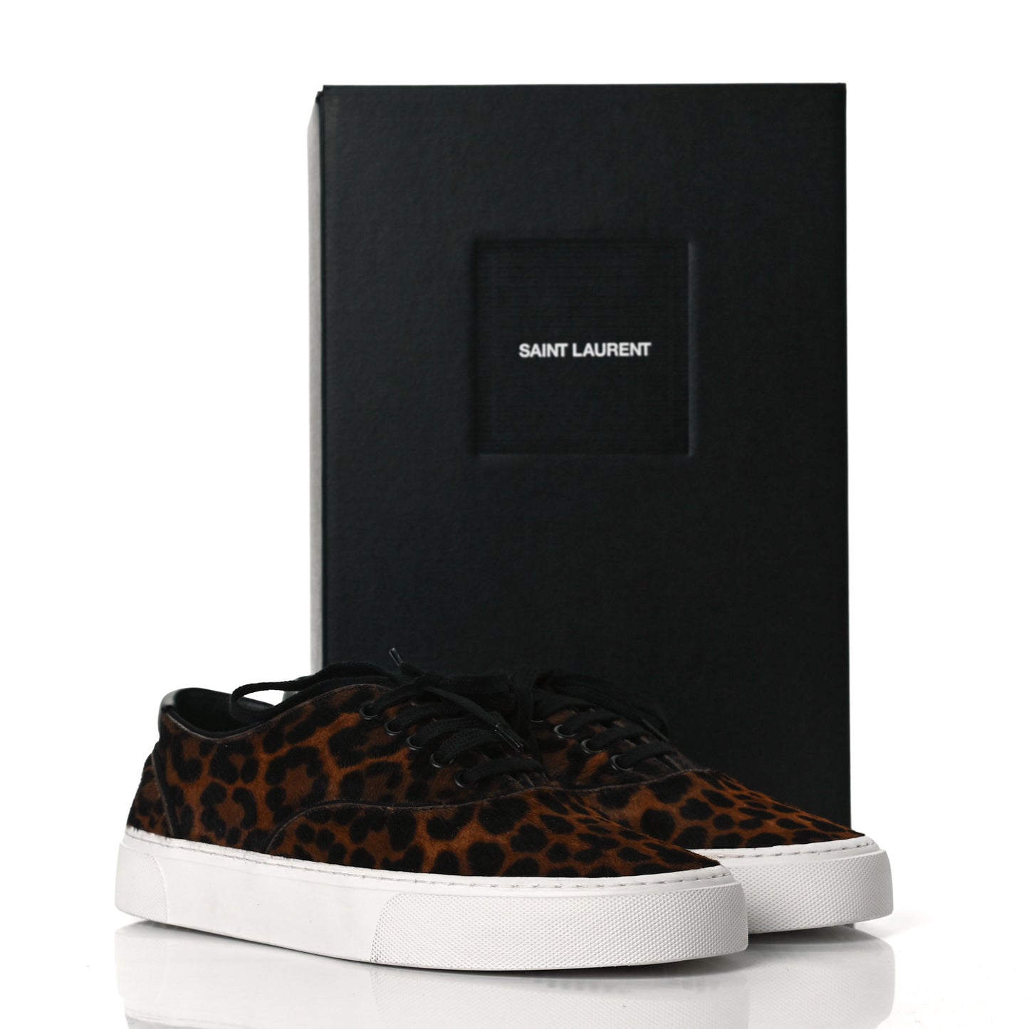 Pony Hair Venice Low Top Sneakers 39.5 Black