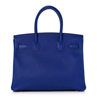 Hermes Epsom Birkin 30 Bleu Electrique 3 of 34