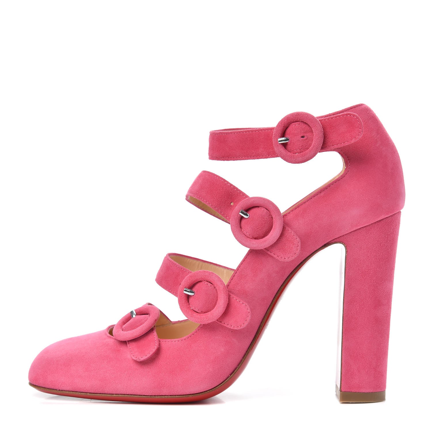 Christian Louboutin Suede Mistiroir 100 Pumps 37.5 Darling 1 of 10