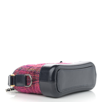 Chanel Tweed Calfskin Small Gabrielle Hobo Dark Navy 4 of 8
