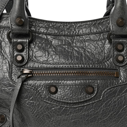 Balenciaga Agneau Arena Classic Hardware Small Le City Volcanic Rock 15 of 19