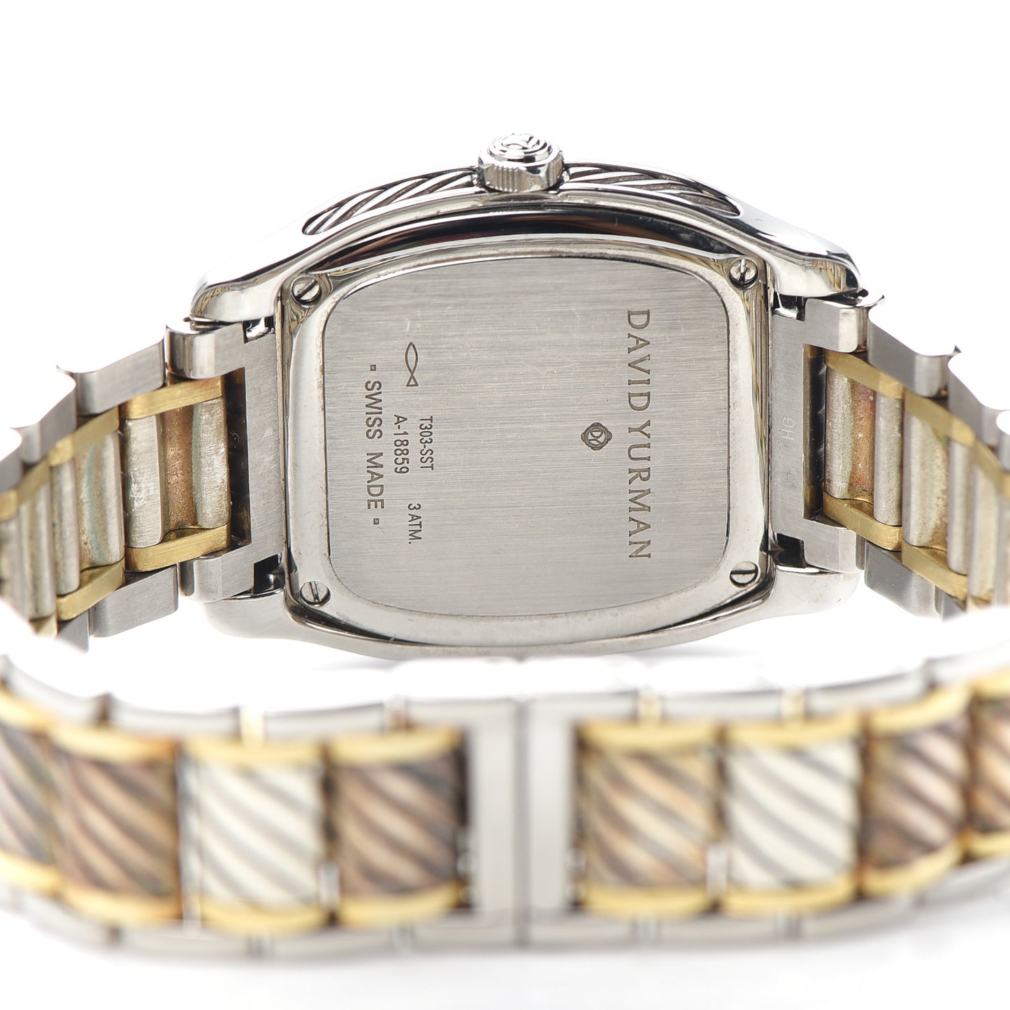 Stainless Steel 18K Yellow Gold 32mm Thoroughbred Quartz Watch