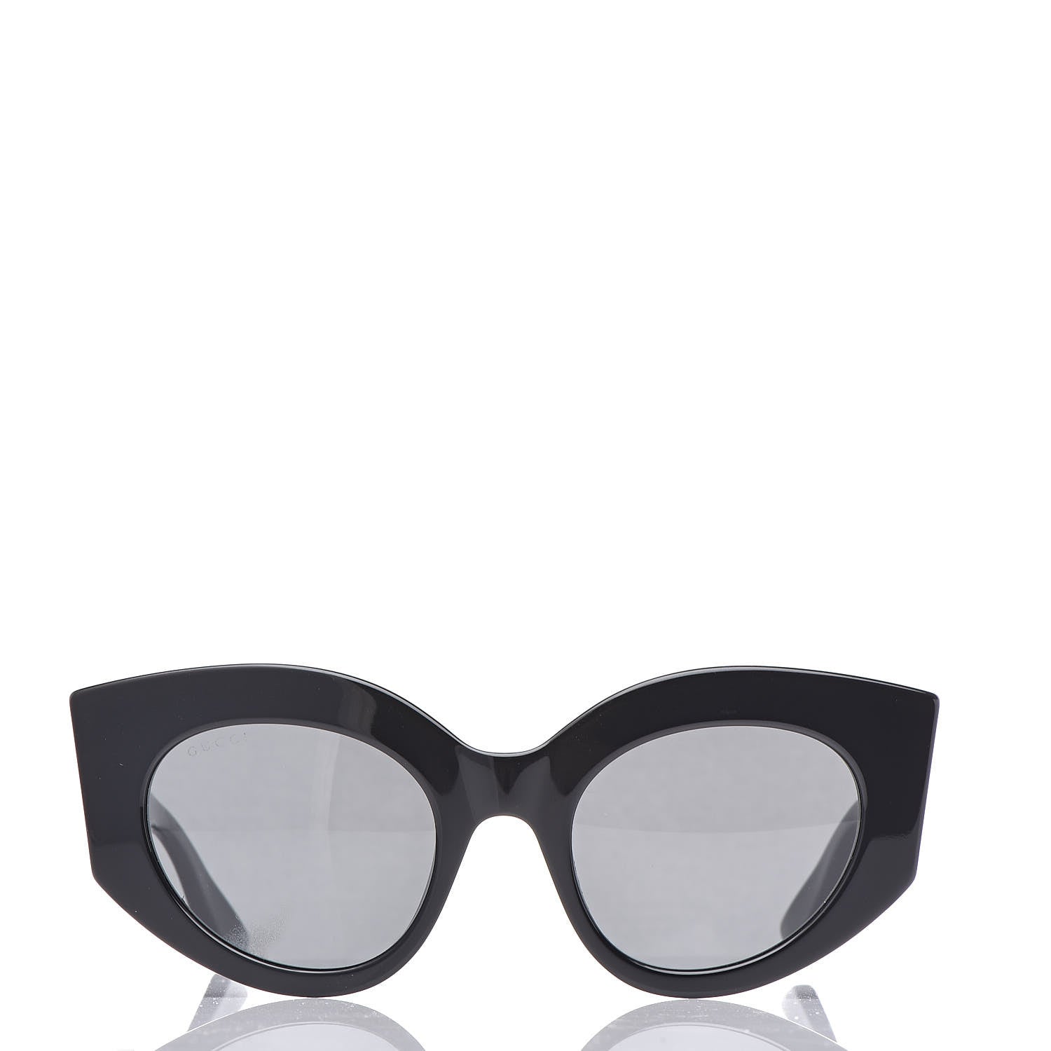 Gucci Acetate Oversized Rectangle Frame Web Sunglasses GG 0275/S Black 2 of 8