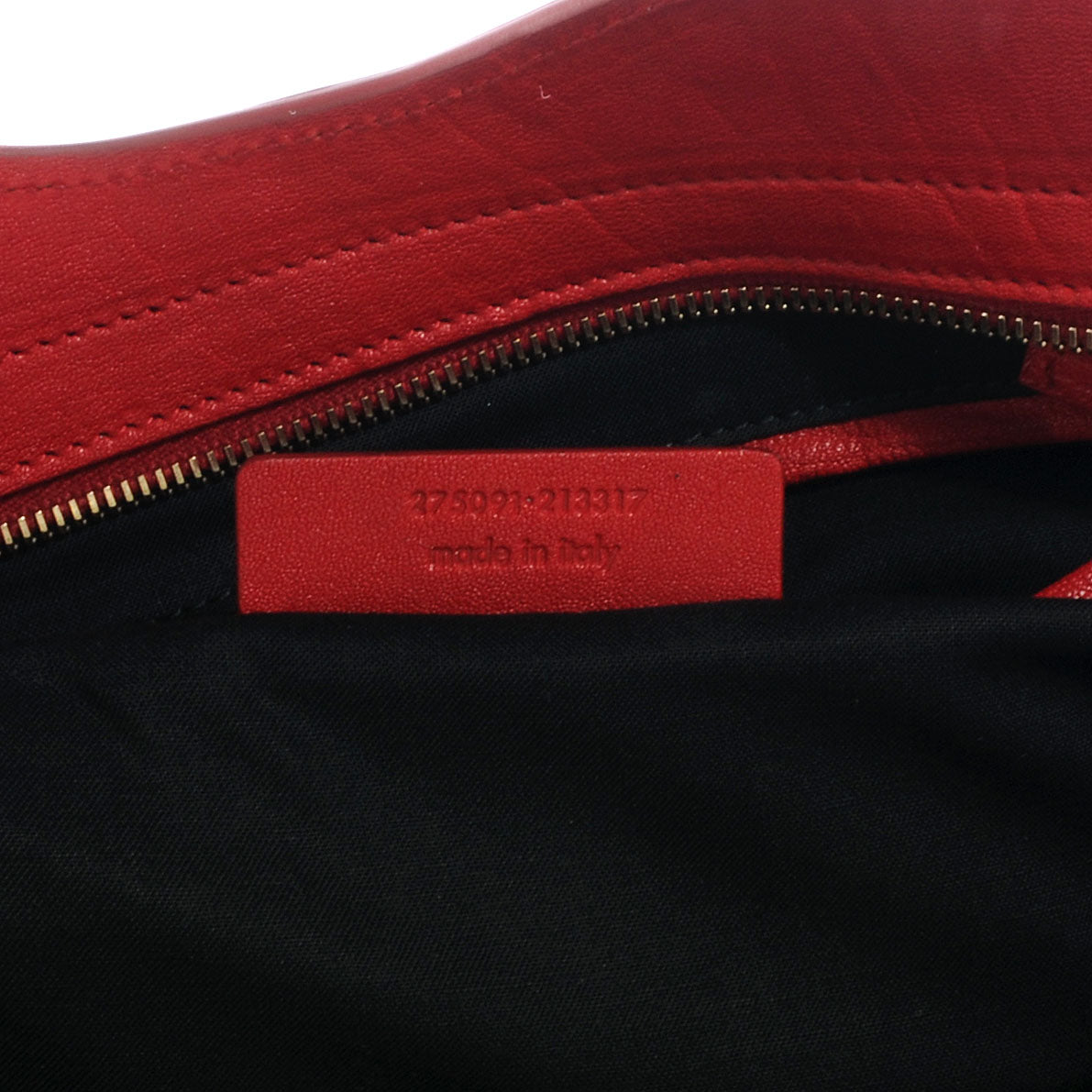 Saint Laurent Sheepskin Large Cabas ChYc Red 7 of 7