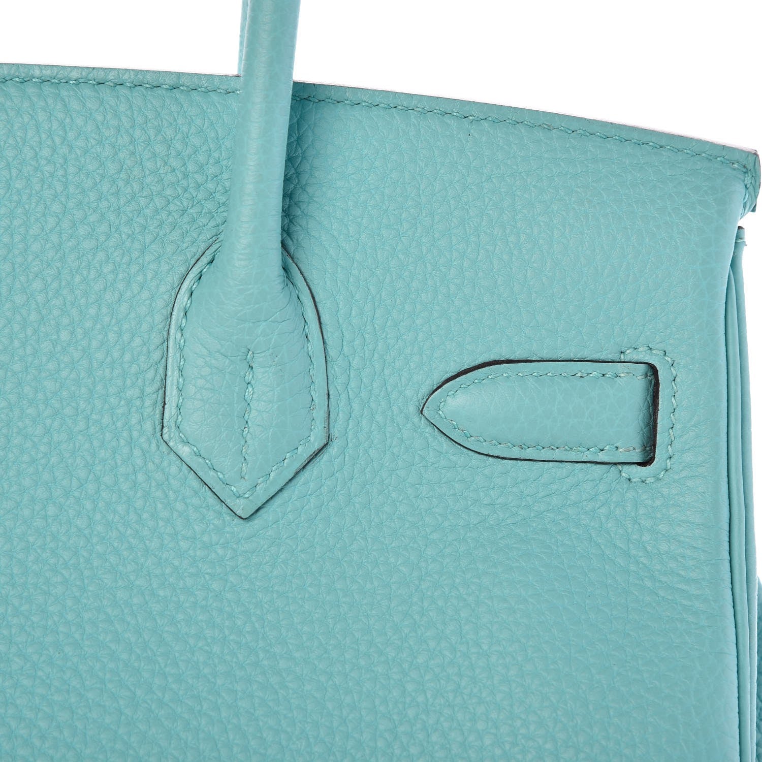 Hermes Togo Birkin 30 Bleu Atoll 29 of 30