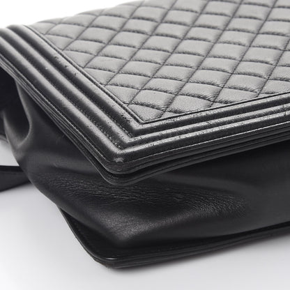 Chanel Calfskin Quilted Large Boy Flap Black 11 of 13