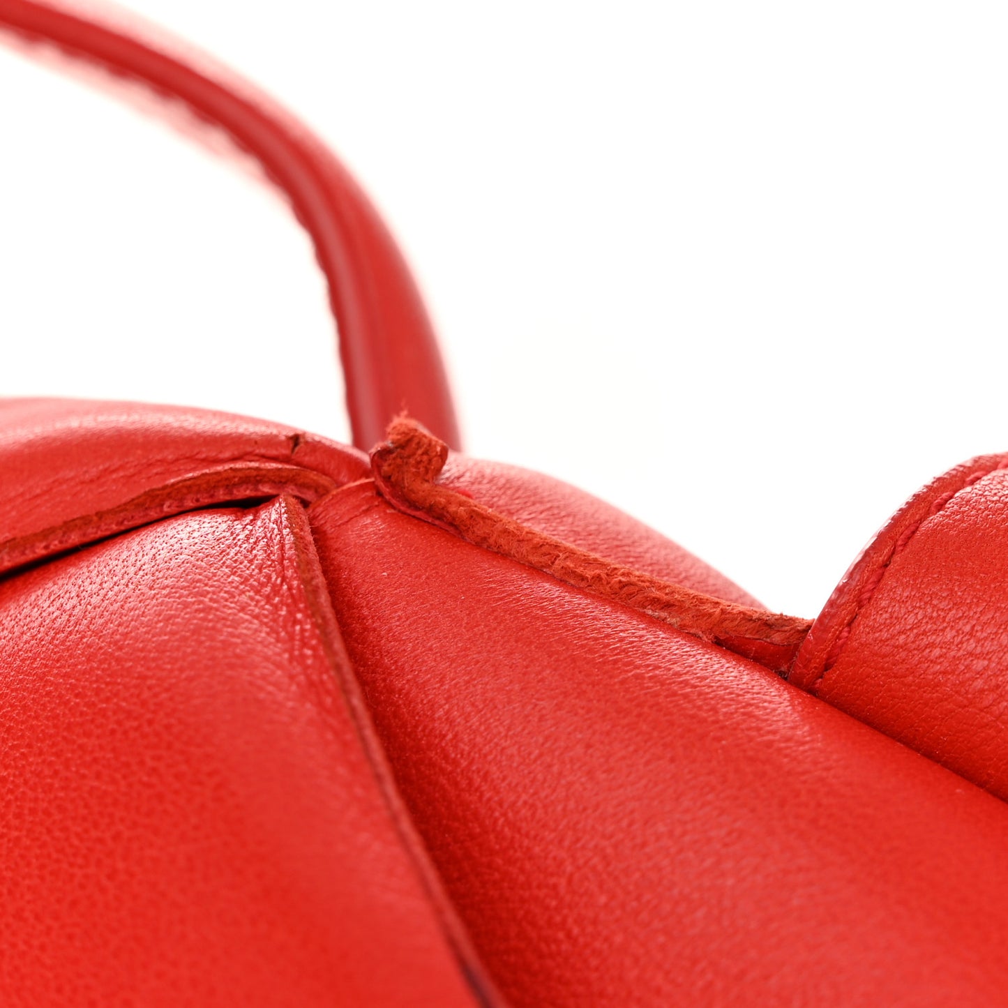 Nappa Intreccio Padded Top Handle Shoulder Bag Nail Polish