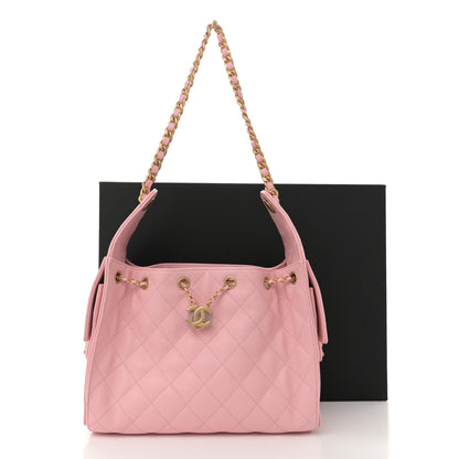 Chanel Caviar Quilted Small Chanel 25 Handbag Light Pink 11 of 11