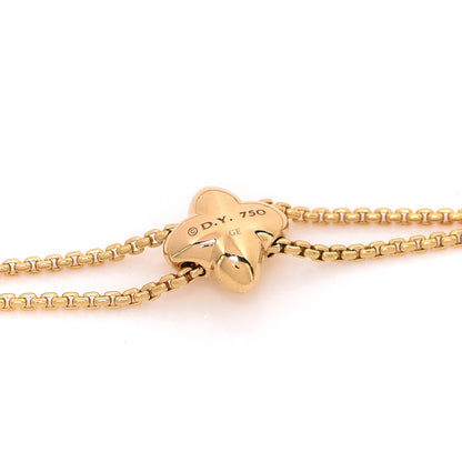 David Yurman 18K Yellow Gold Paveflex Station Bracelet 4 of 4