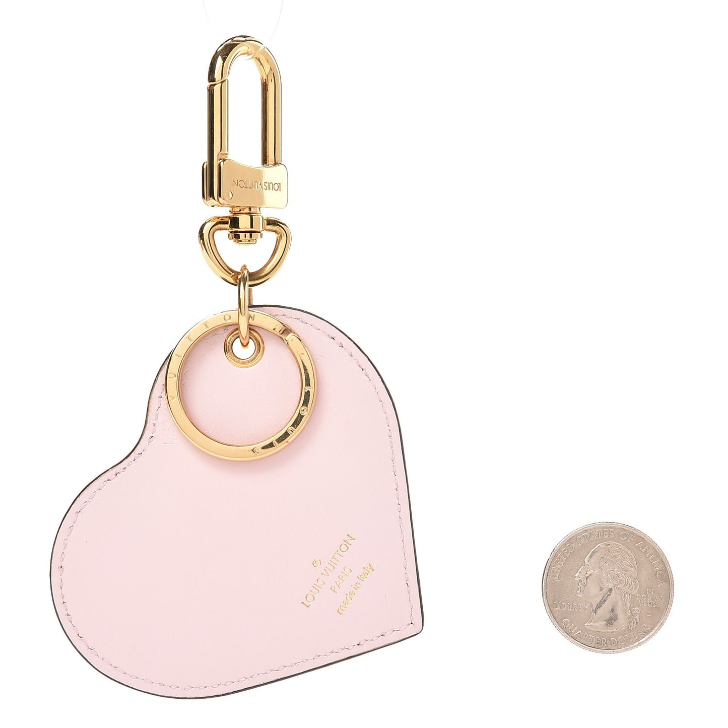 Vernis Degrade Heart Bag Charm Pink